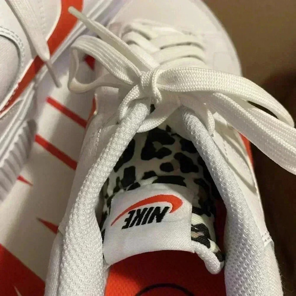 Nike Shoes Women Court Legacy Lift White Team Orange US Size 9 DZ5203-100 NIB - Picture 7 of 11